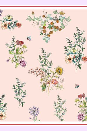 丝巾定位花印花华亿平台图片