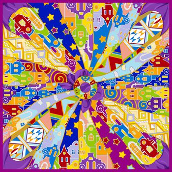 方巾印花华亿平台图片