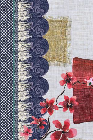 中国风印花华亿平台图片