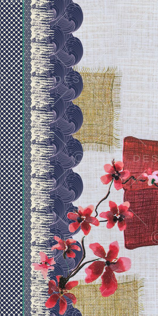 中国风印花华亿平台图片