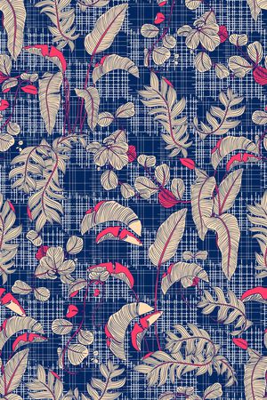 绿植树叶印花华亿平台图片