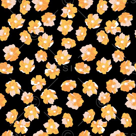 彩底花卉印花华亿平台图片