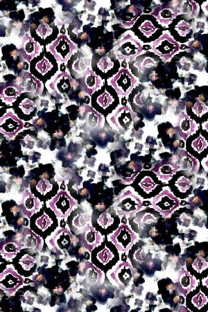 女装定位花印花华亿平台图片