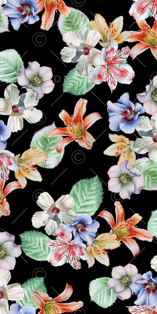 绿植树叶印花华亿平台图片