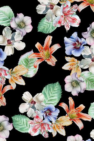 绿植树叶印花华亿平台图片