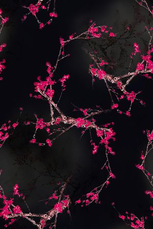 梅花印花华亿平台图片