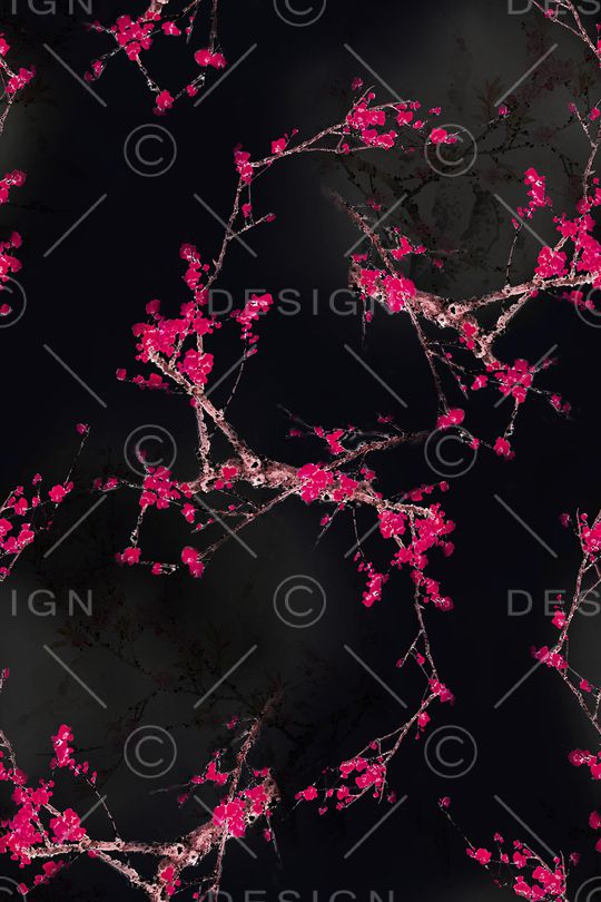 梅花印花华亿平台图片