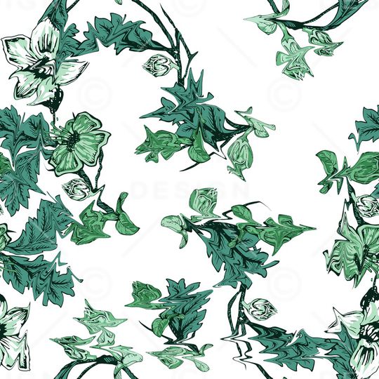 彩底花卉印花华亿平台图片