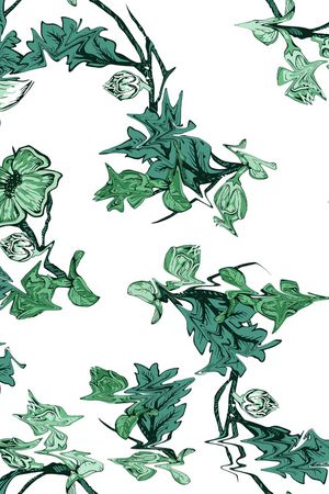 彩底花卉印花华亿平台图片