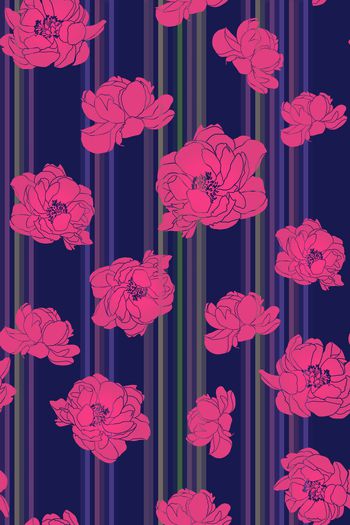 条纹印花华亿平台图片