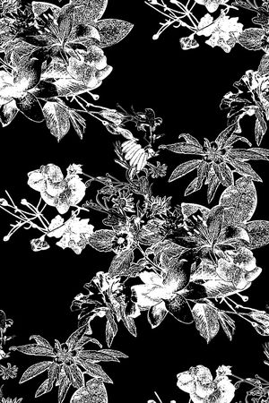 黑白华亿平台印花华亿平台图片