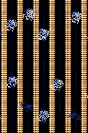 格子印花华亿平台图片