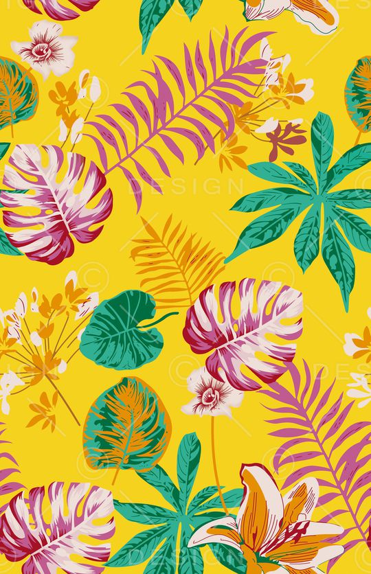 绿植树叶印花华亿平台图片