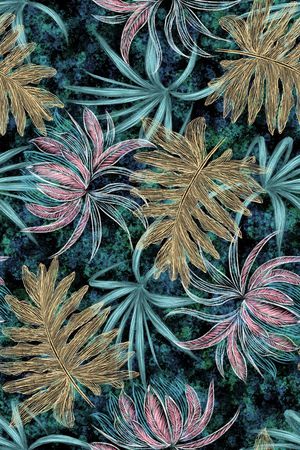 热带华亿平台印花华亿平台图片