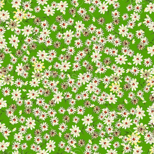 清爽底花卉印花华亿平台图片