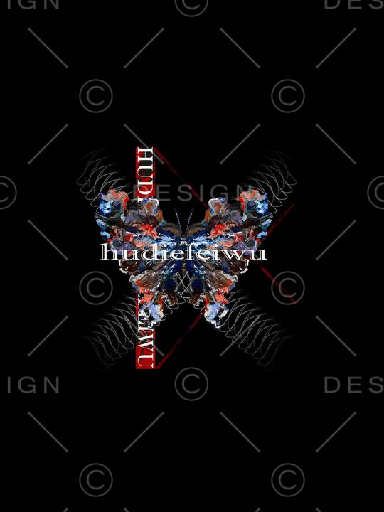 胸前独幅印花华亿平台图片