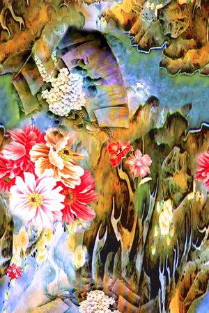 唐装印花华亿平台图片