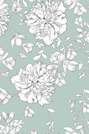 彩底花卉印花华亿平台图片