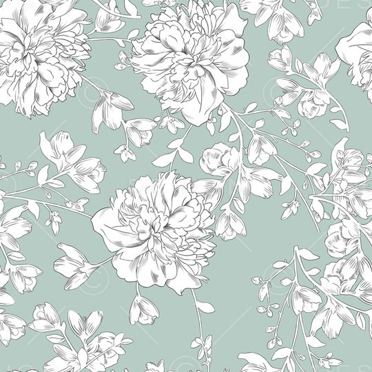 彩底花卉印花华亿平台图片