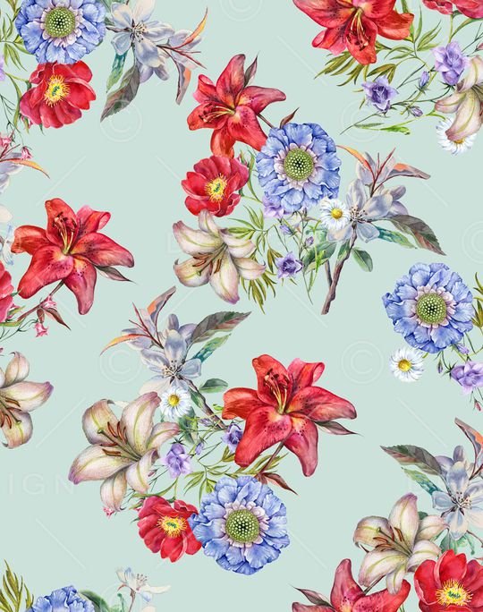 绿植树叶印花华亿平台图片