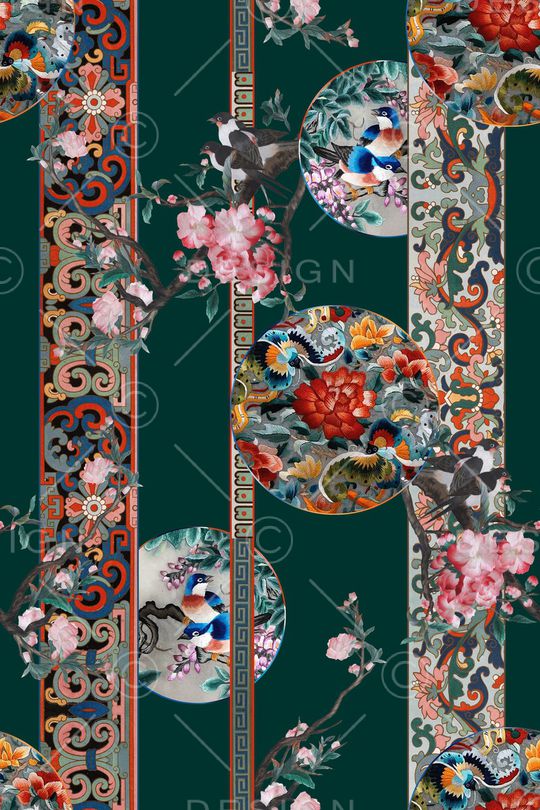 大牌风印花华亿平台图片