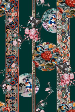 大牌风印花华亿平台图片