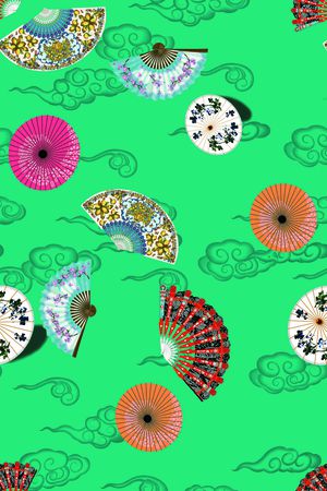 唐装印花华亿平台图片