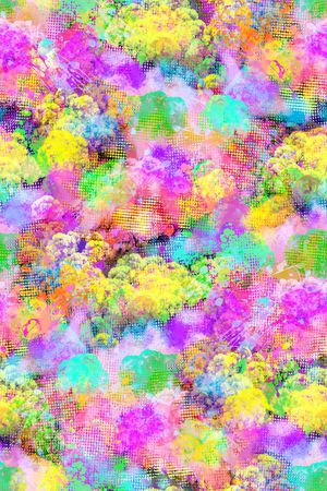 春夏华亿平台印花华亿平台图片