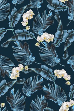 抽象花卉印花华亿平台图片