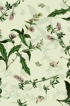 彩底花卉印花华亿平台图片