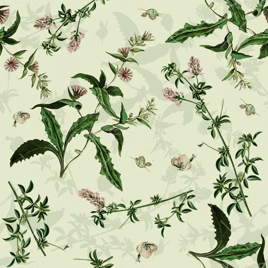 彩底花卉印花华亿平台图片