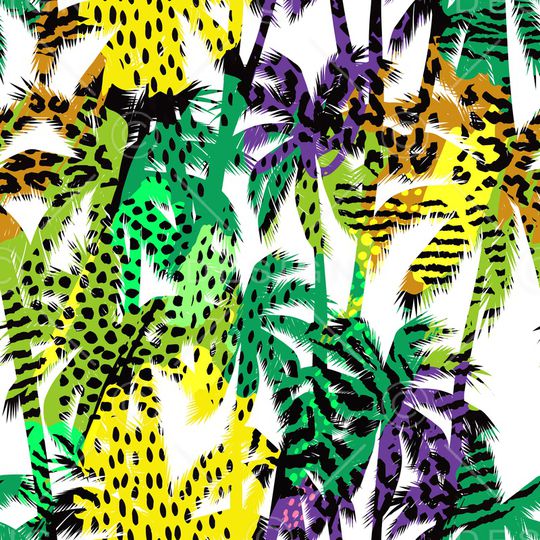 植物印花华亿平台图片