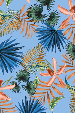 绿植树叶印花华亿平台图片