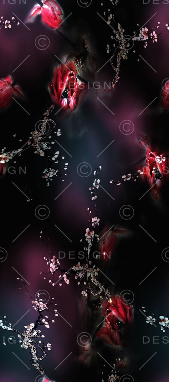 梅花印花华亿平台图片