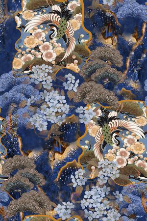 梅花印花华亿平台图片