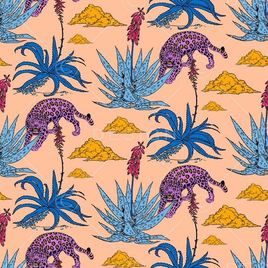 棕榈树印花华亿平台图片