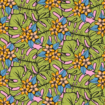 棕榈树印花华亿平台图片