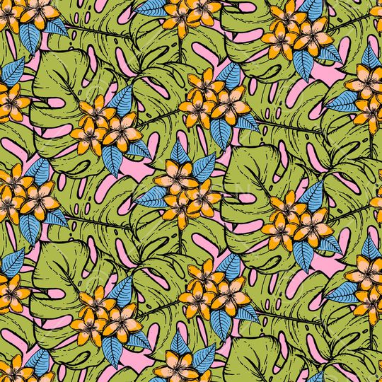 棕榈树印花华亿平台图片