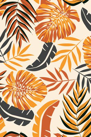 绿植树叶印花华亿平台图片