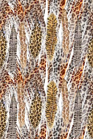 豹纹印花华亿平台图片