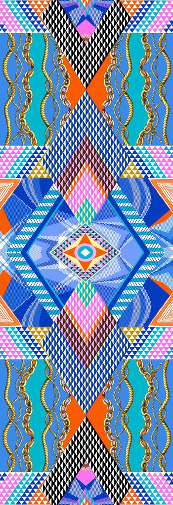 几何印花华亿平台图片