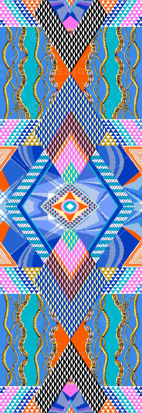 几何印花华亿平台图片