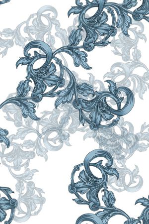 复古印花华亿平台图片