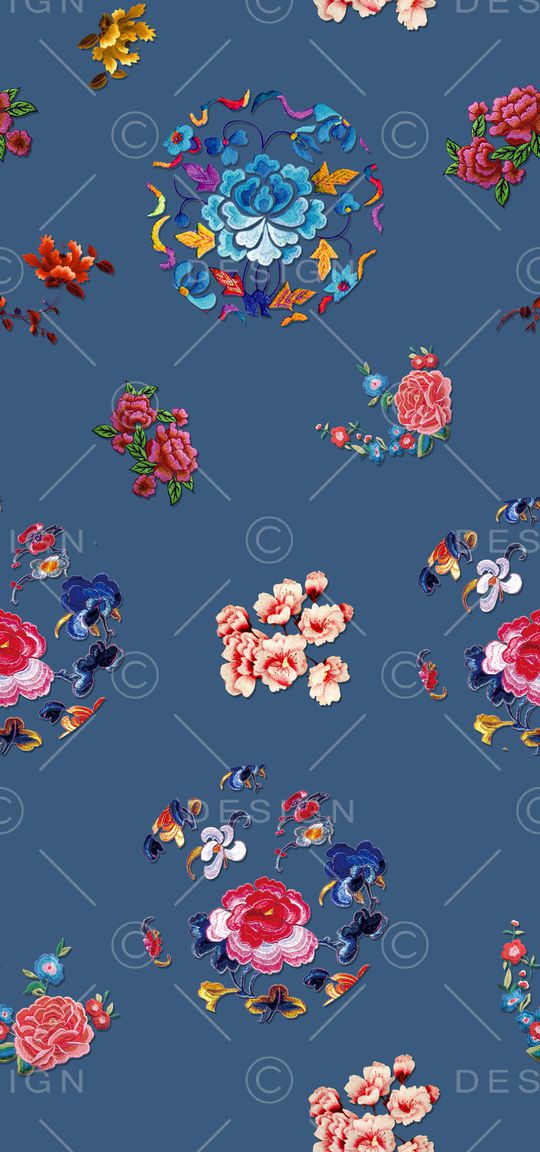 旗袍印花华亿平台图片