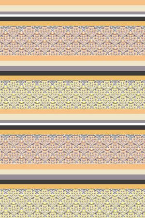 几何花卉印花华亿平台图片