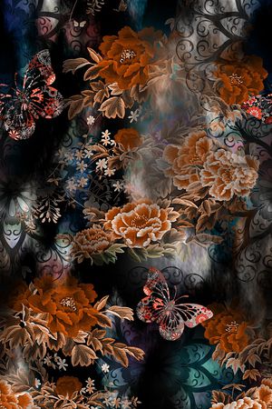 香云纱印花华亿平台图片