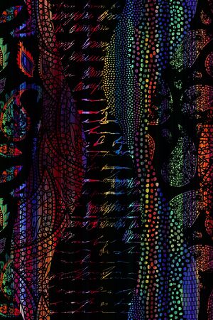 线条印花华亿平台图片