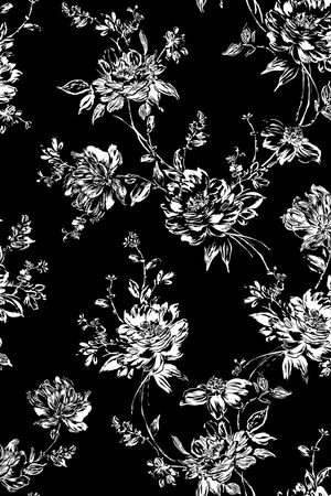 抽象花卉印花华亿平台图片