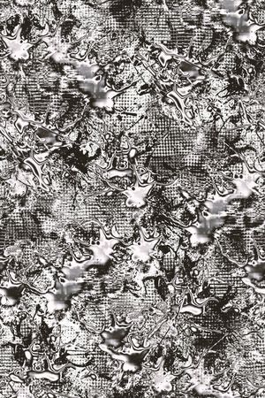 抽象男装印花华亿平台图片