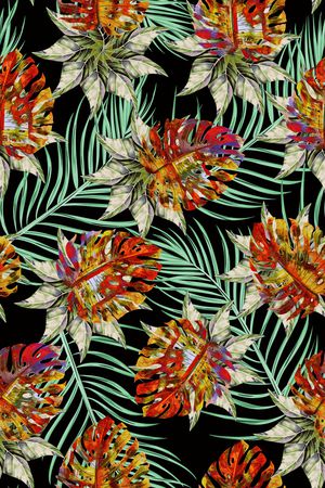 绿植树叶印花华亿平台图片